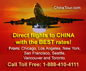 cheap china tickets, direct flights to China with the best rates, call 1-888-410-4111, fly China from Chicago, Los Angeles, New York, San Francisco, Seattle, Vancouver and Toronto 