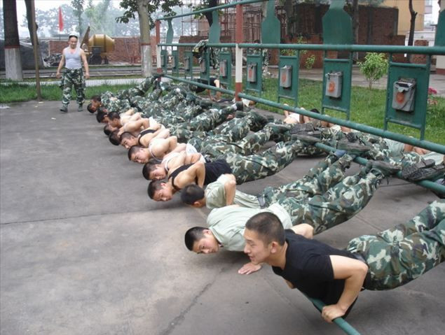 chinese army daily training