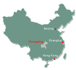 location of chongqing