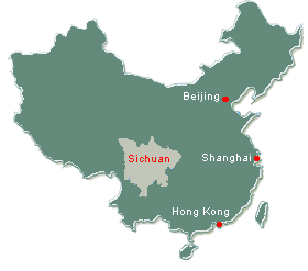sichuan location, location of sichuan province