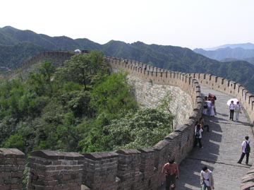 the great wall at mutianyu, beijing