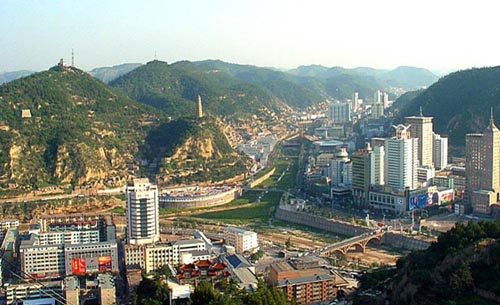 view of yan'an city