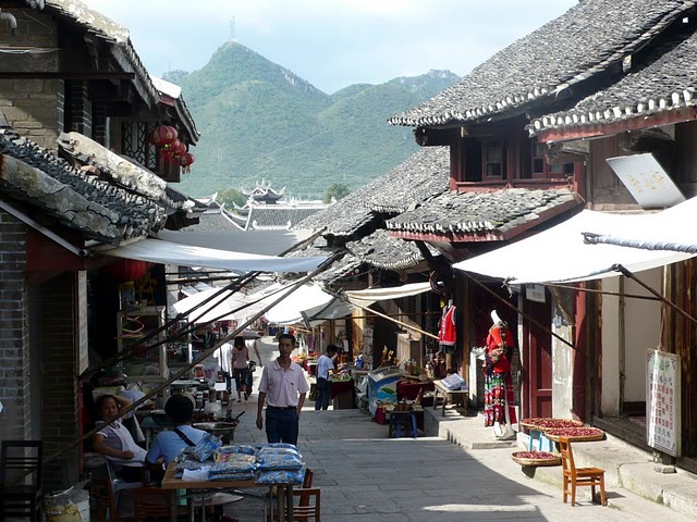 old town street of guizhou province