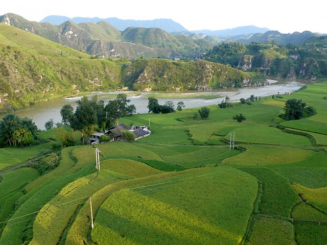 country view of guizhou province, guizhou tour
