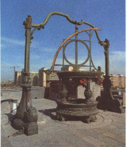 The Azimuth
        Theodolite at ancient beijing observatory