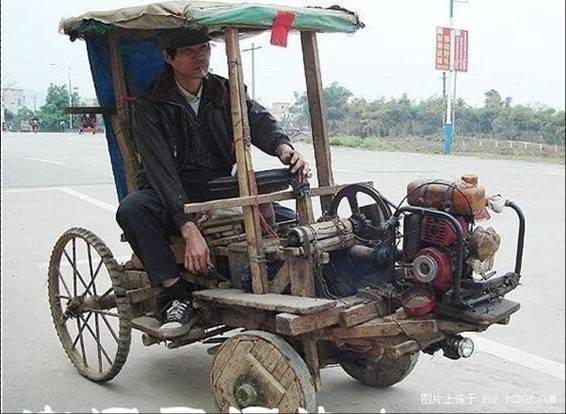 home-made tractor