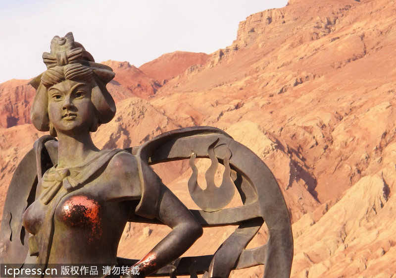 the statue of Iron Fan Princess