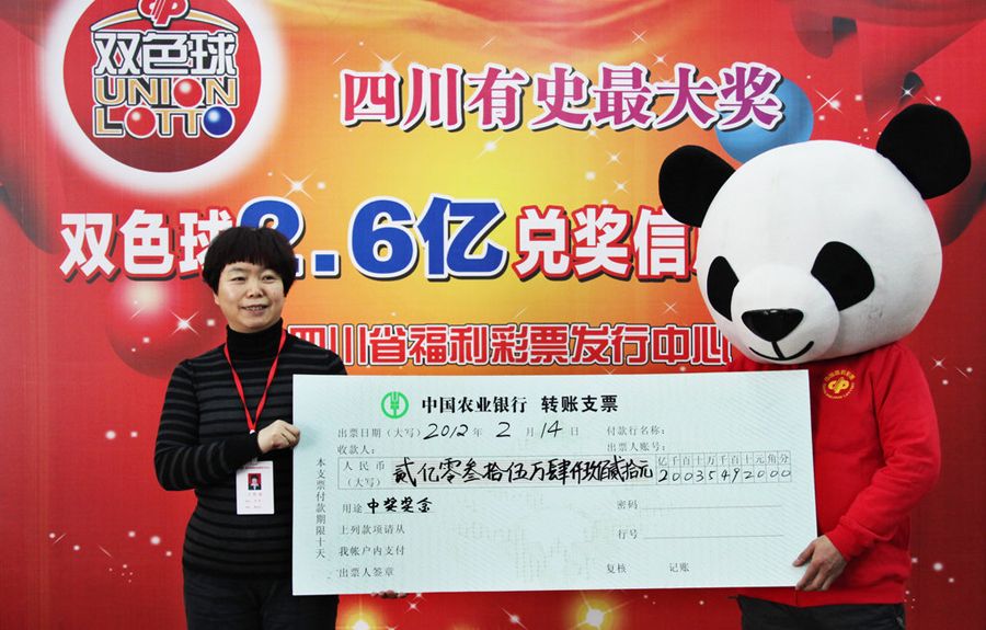 the biggest jackpot in sichuan, winner with a panda mask