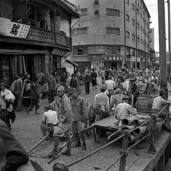 japanese army in shanghai in 1945