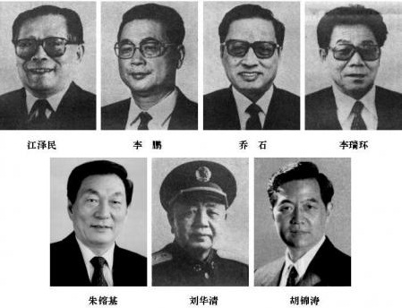 members of standing committee of political bureau of the communist party of china 14th national congress