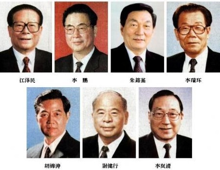 members of standing committee of political bureau of chinese communist party 15th national congress