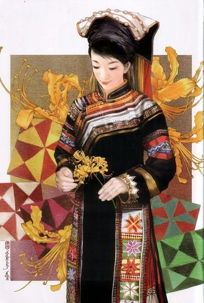 Women Dress And Accessories Of China 56 Ethnic Groups Women Dresses And Accessories Of China 55