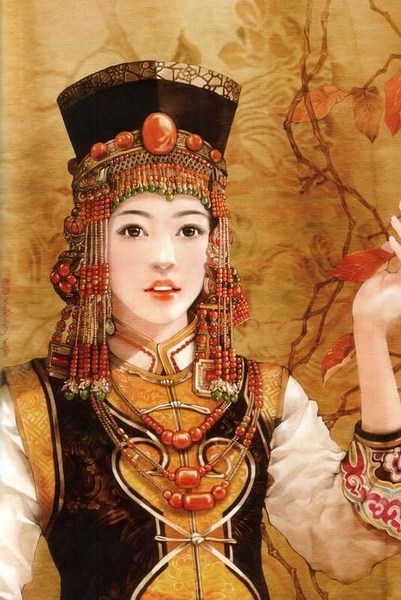 mongol woman, china ethnic group, mongol nationality