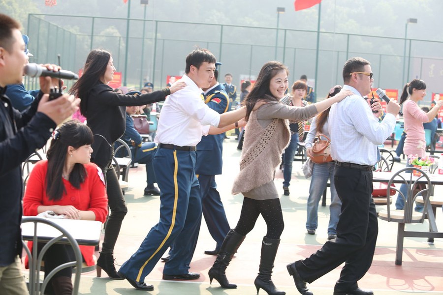 match making party for chinese air force officers