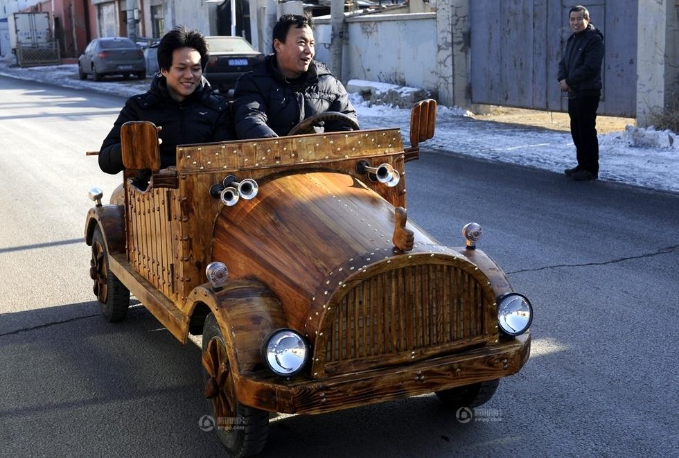 wood made car, china pictures