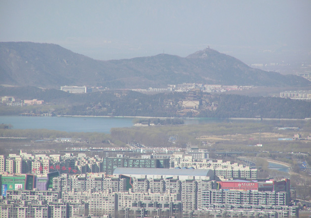 central tv tower, facing northwest from the top of the tower