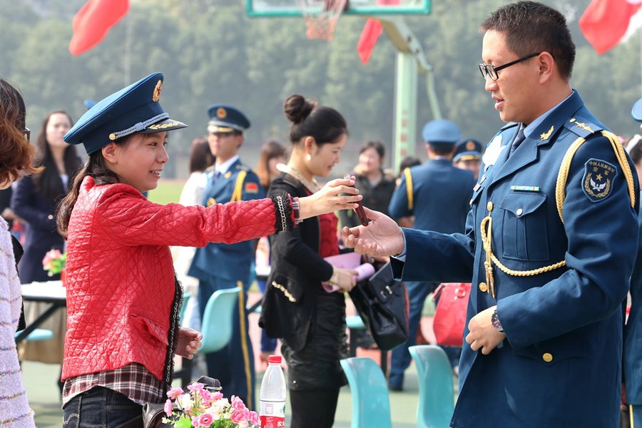a big match making party for PLA air force officers